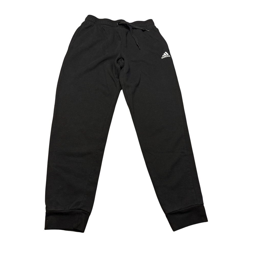 Adidas Golf Mens Black Fleece Joggers Sweatpants Small Drawstring Logo